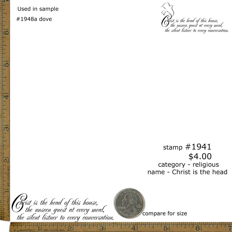 #1941 - Christ is the Head - Religious